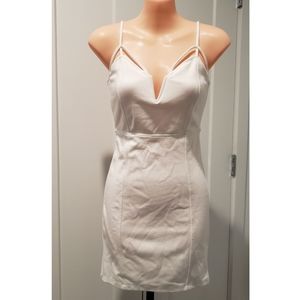 Forever 21 Strappy Low Plunge Bodycon Mini Dress